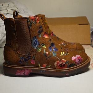 Steve Madden Brown Floral Kids Boots